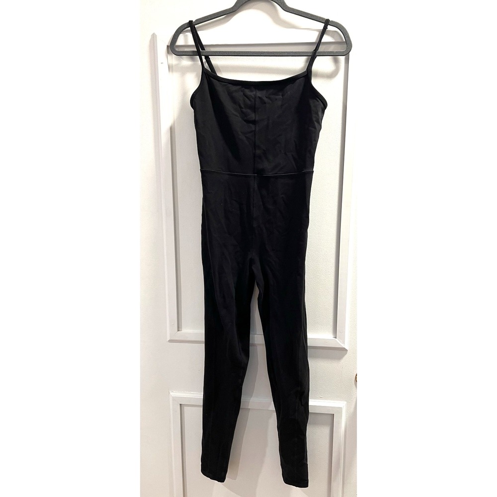 Aritzia Wilfred Free Women’s Medium Black Divinity Jumpsuit Bodycon Slimming